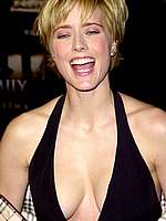 Tea Leoni cleavage shots and titslip vidcaps