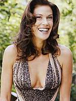 Teri Hatcher cleavage in nature photoshoot