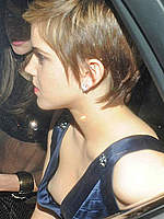 Emma Watson titslip & upskirt paparazzi shots